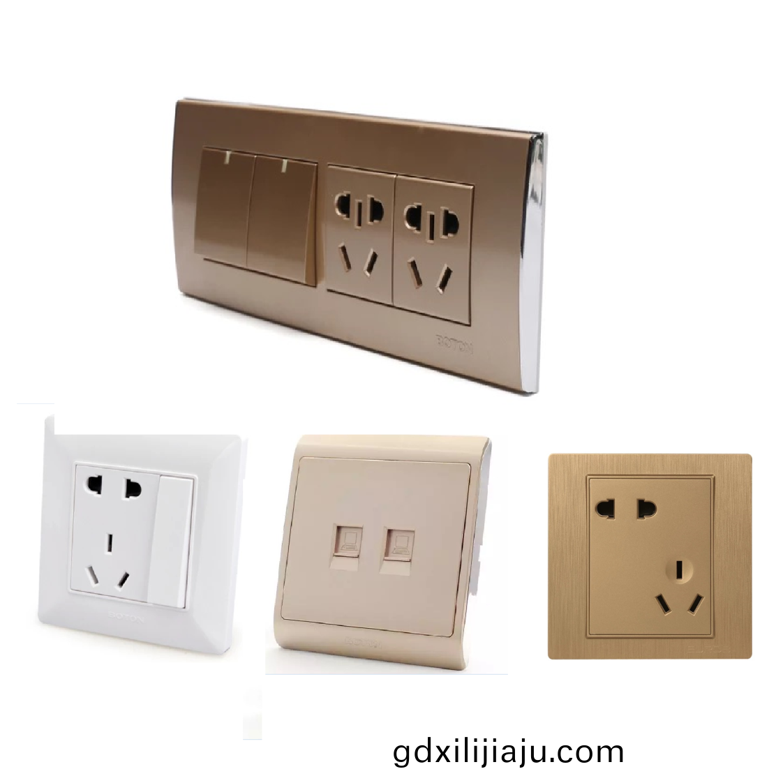 愽頓開關麵闆(ban)挿座(zuo)